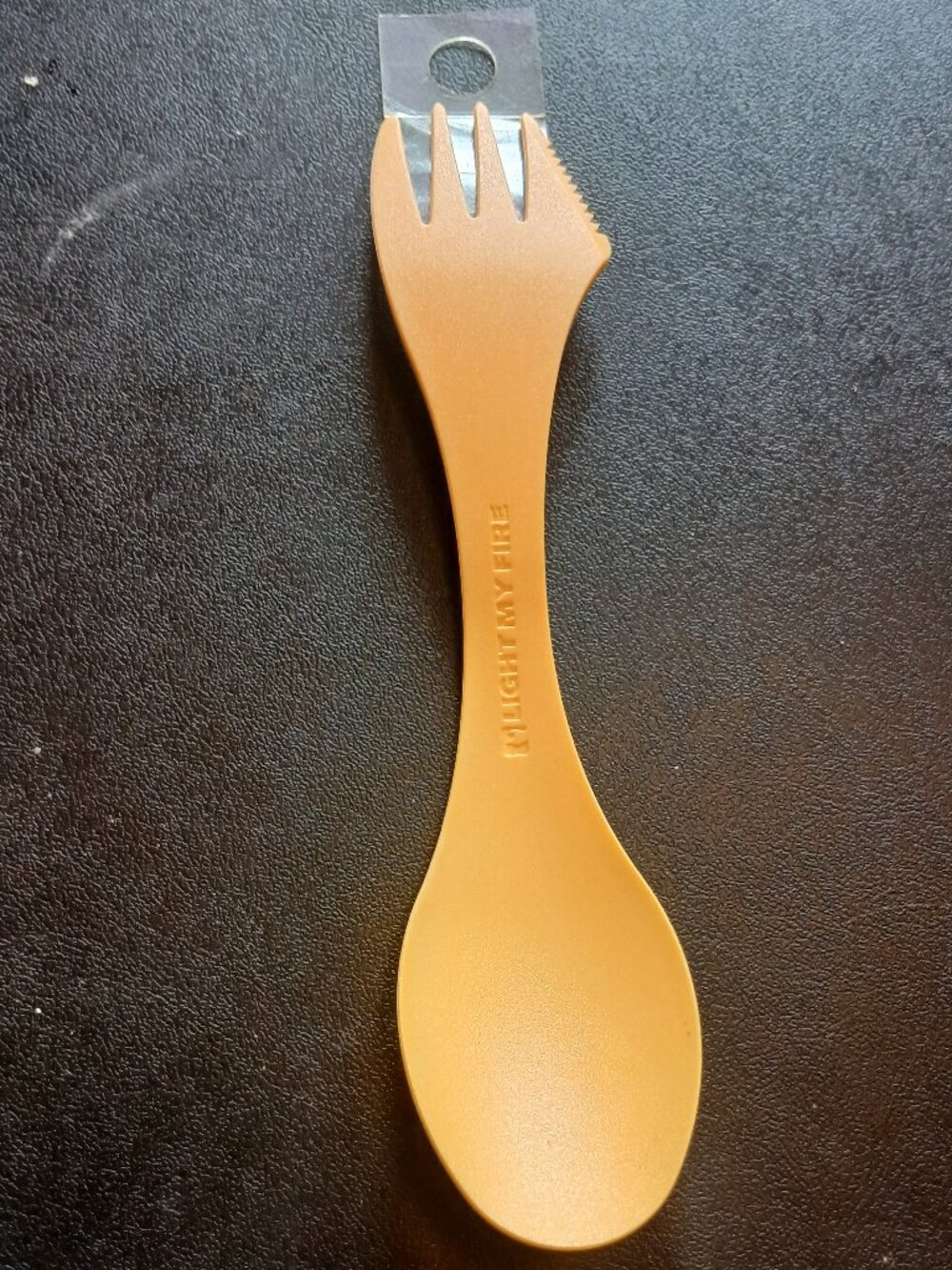 Light My Life Yellow Spork - 6.5"
